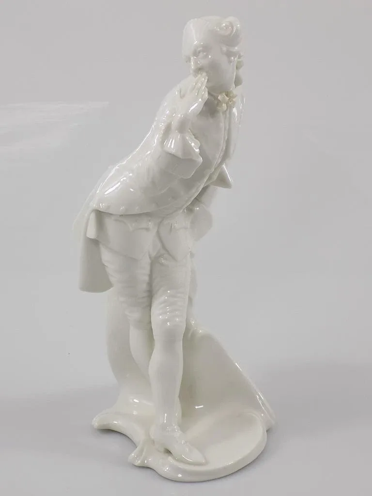 Nymphenburg Columbine Commedia Dell Arte Bustelli Porzellan Figur Rokoko 20.Jhd