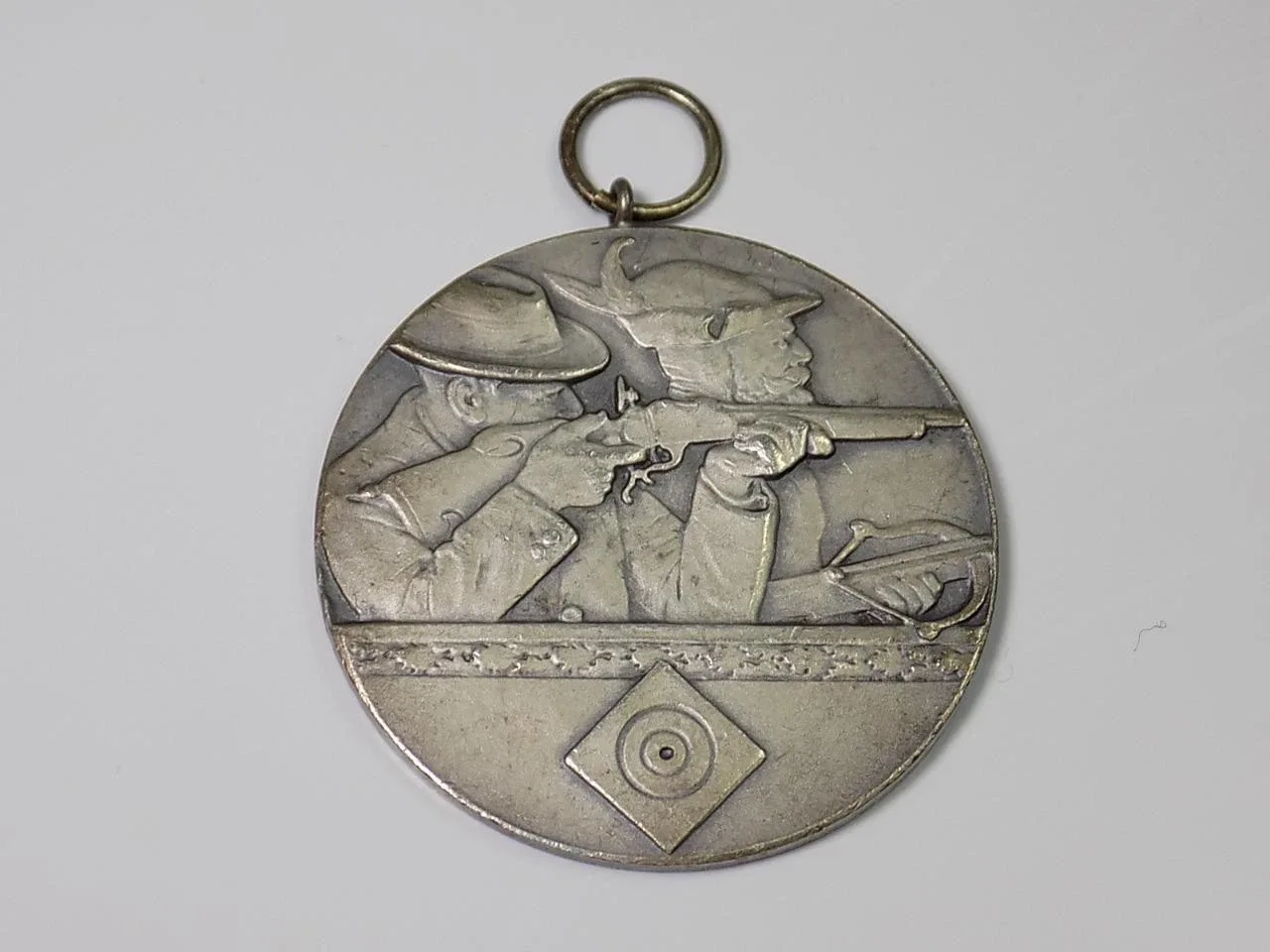 Antike Schützenmedaille 578 R. Silber 990er um 1930