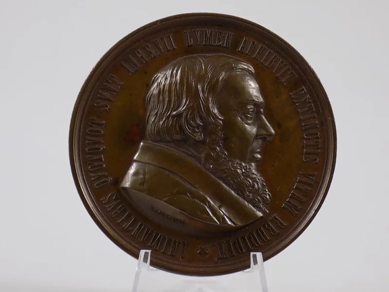 Jugendstil Medaille Jahann Friedrich Brandt Alexander II 1855-1881 Bronze 19.Jhd