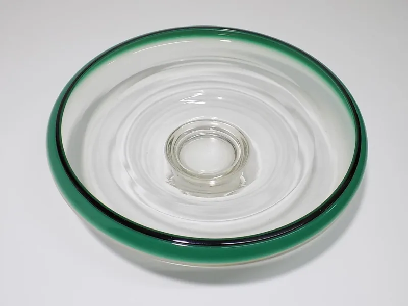 Seltene große WMF Ikora Art Deco Schale Grün-Schwarz Bauhaus Design 20.Jhd
