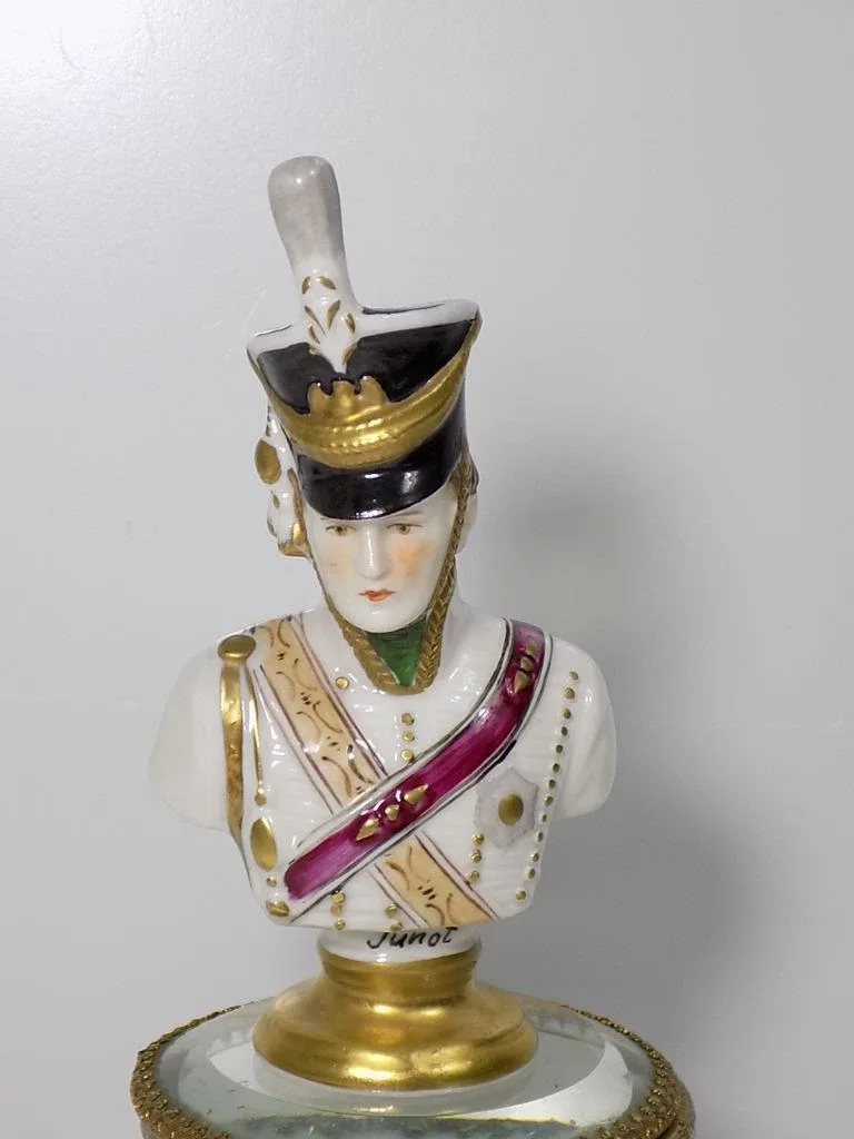 Antike Porzellan Figur Büste Rudolf Kämmer Junot Rudolstadt Bemalt 20.Jhd