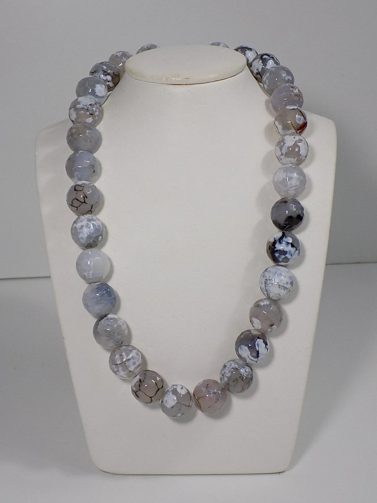 Vintage Designer Schmuck Sogni d'oro BCI runde Edelstein Collier 925 er Silber
