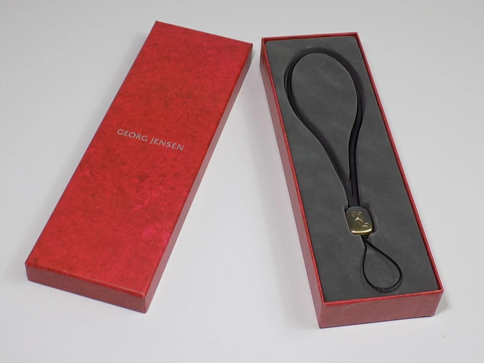 Vintage Georg Jensen Denmark Mobile wrist strap Dolphin 925er Sterling Delfin