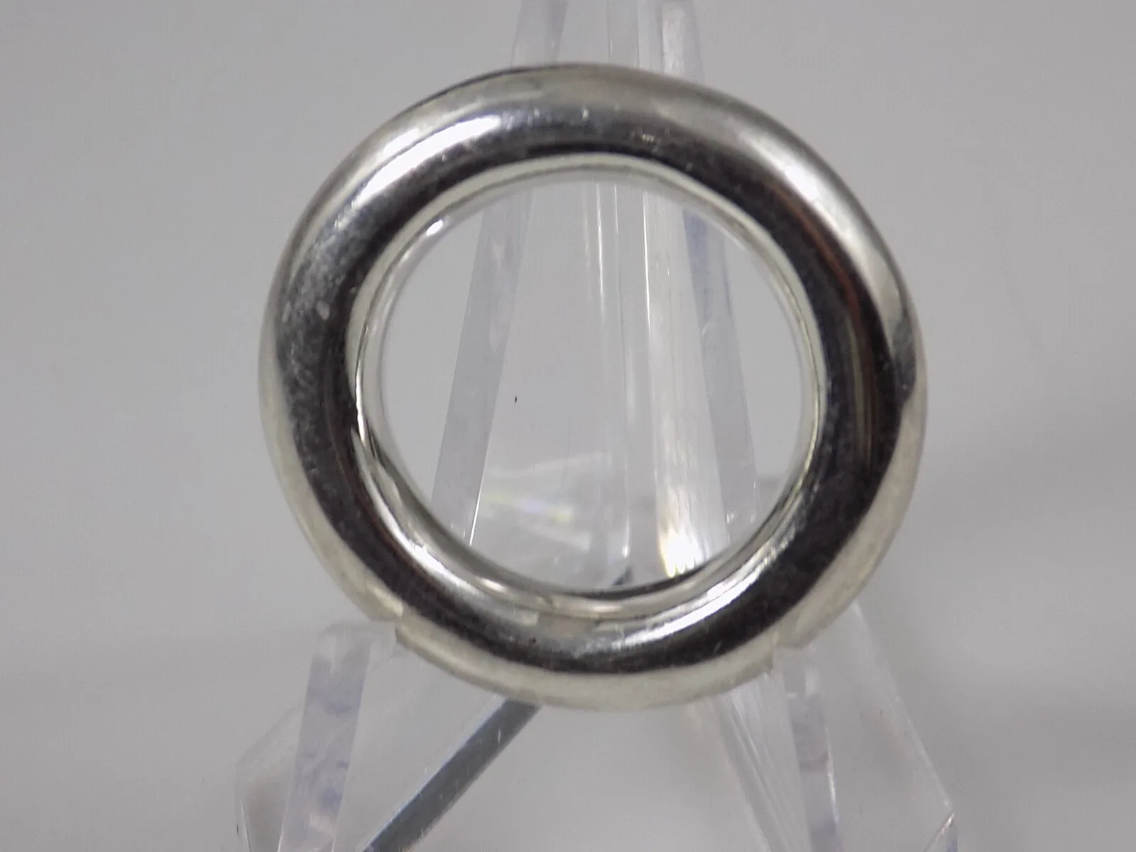 Eleganter 925er Sterling Silber AG STU Ring massiv Designschmuck